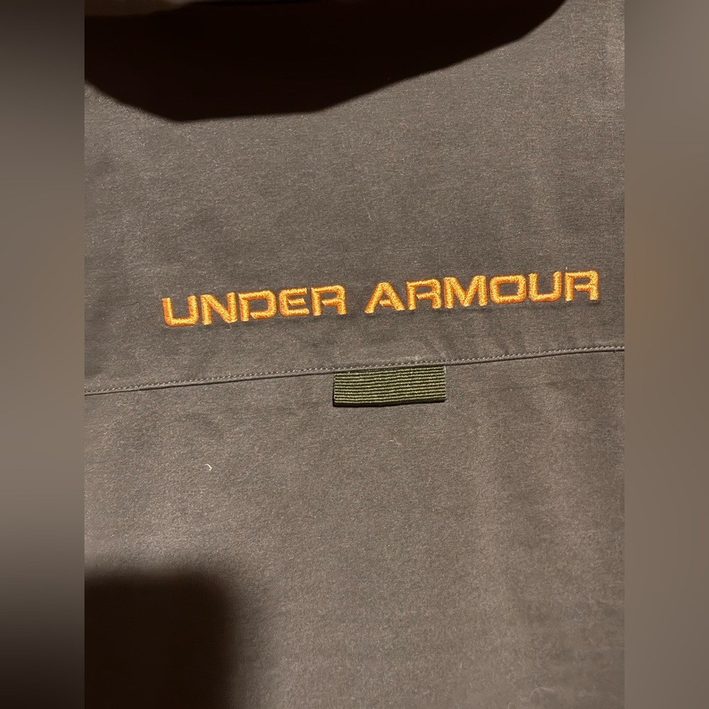 Under Armour Gray Geometric Jacket - image 4